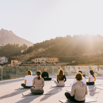 meditatie met groep op Mallorca